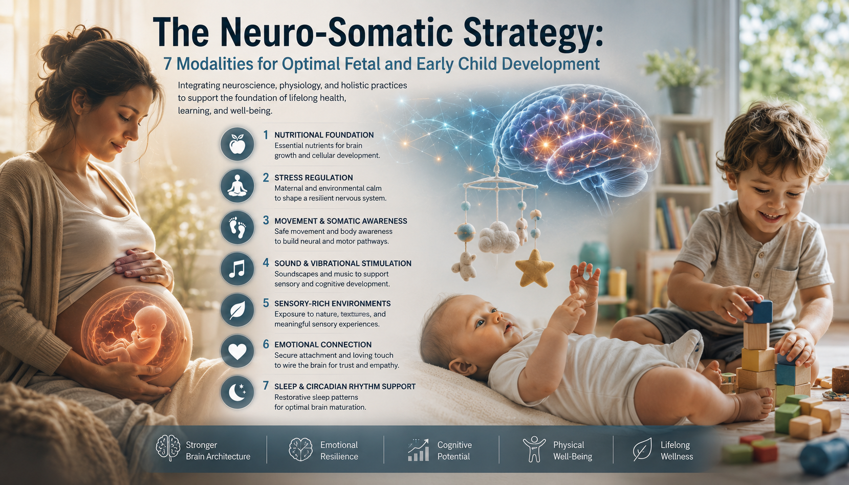 The Neuro-Somatic Strategy: 7 Modalities for Optimal Fetal and Early Child Development