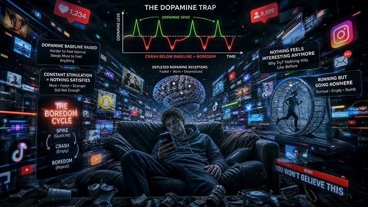 Why Am I Always Bored? The Dopamine Trap Behind Modern Life