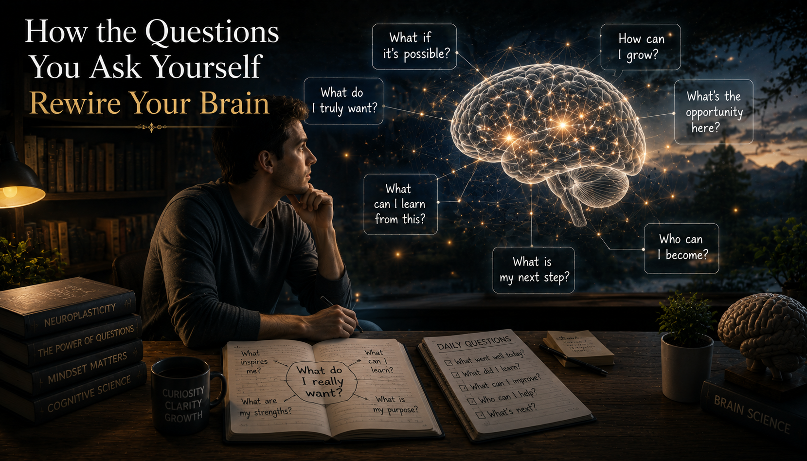 How the Questions You Ask Yourself Rewire Your Brain