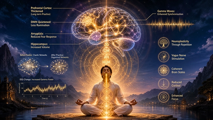 Mantra Meditation: The Neuroscience of How Repeating Sacred Sounds Rewires Your Brain