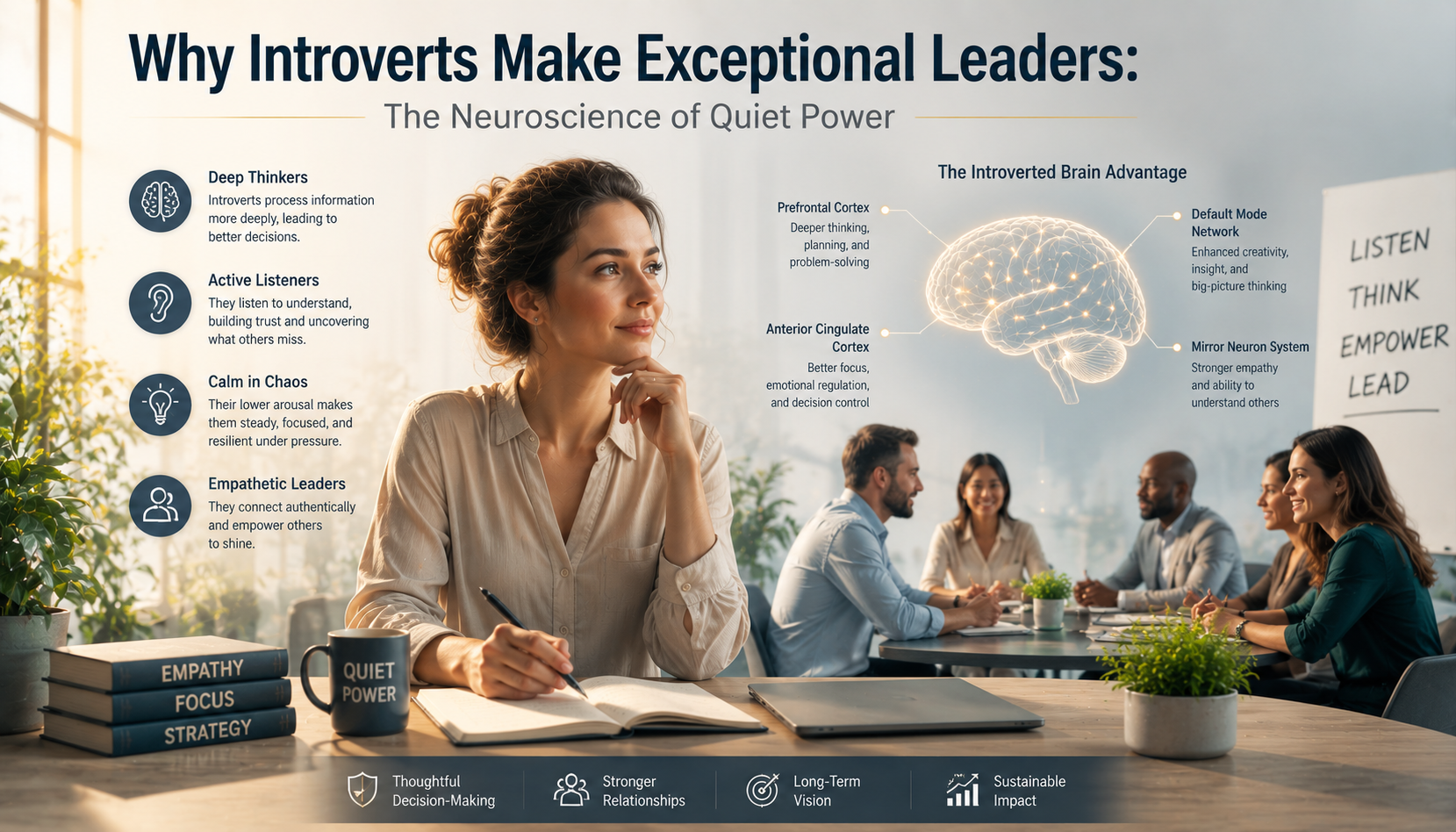 Why Introverts Make Exceptional Leaders: The Neuroscience of Quiet Power