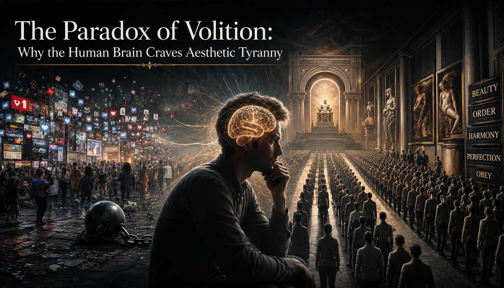 The Paradox of Volition: Why the Human Brain Craves Aesthetic Tyranny