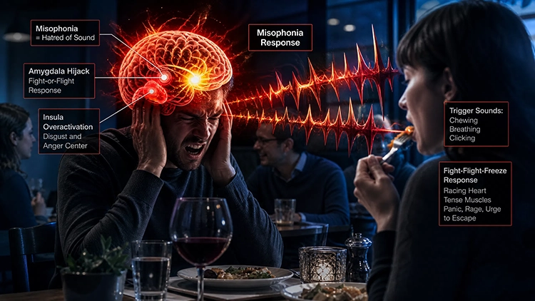 Why Do Chewing Sounds Make You Angry? The Science of Misophonia Explained
