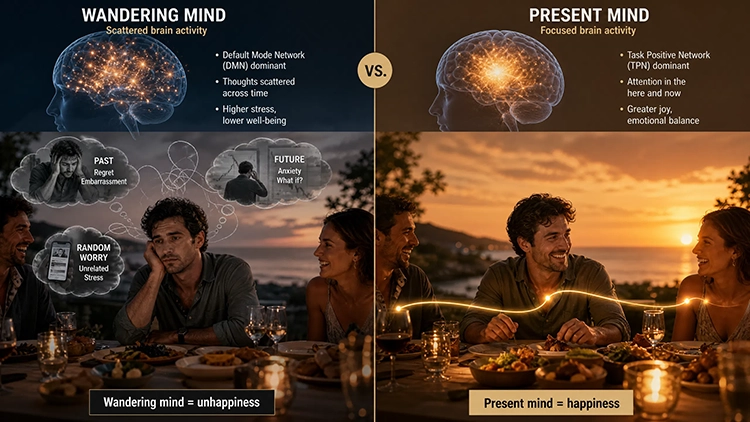 Your Wandering Mind Is Making You Unhappy: The Science Behind Living in the Present
